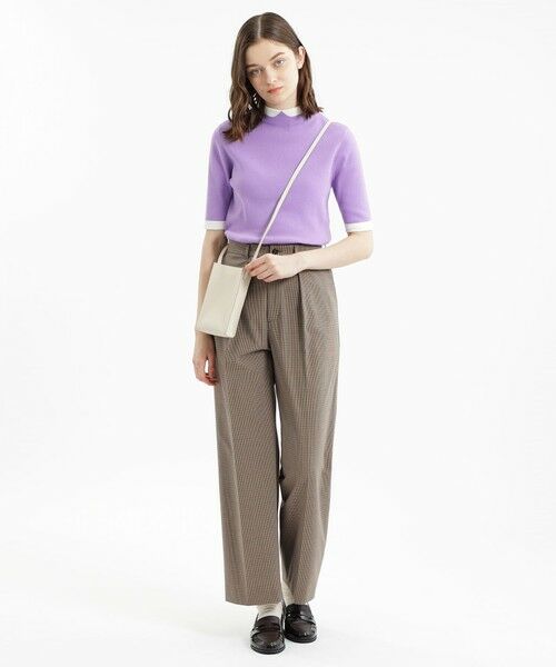 MACKINTOSH PHILOSOPHY / マッキントッシュ フィロソフィー ニット・セーター | 【2023年秋冬商品】Cleric Collar Knit ショートスリーブプルオーバー | 詳細3