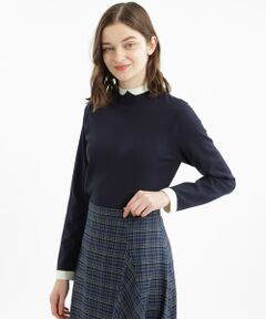 【2023年秋冬商品】Cleric Collar Knit ロングスリーブプルオーバー