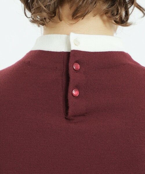 Cleric Collar Knit ロングスリーブプルオーバー （ニット・セーター