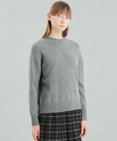 GREY LABEL ウールカシミヤクルーネックニット