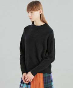 GREY LABEL ウールカシミヤクルーネックニット