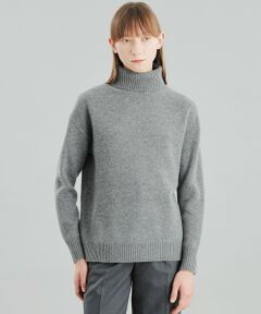 GREY LABEL ウールカシミヤタートルネックニット