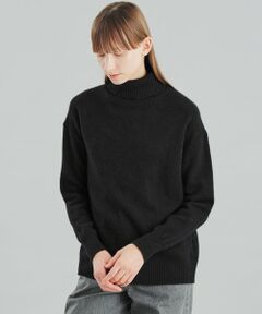 GREY LABEL ウールカシミヤタートルネックニット