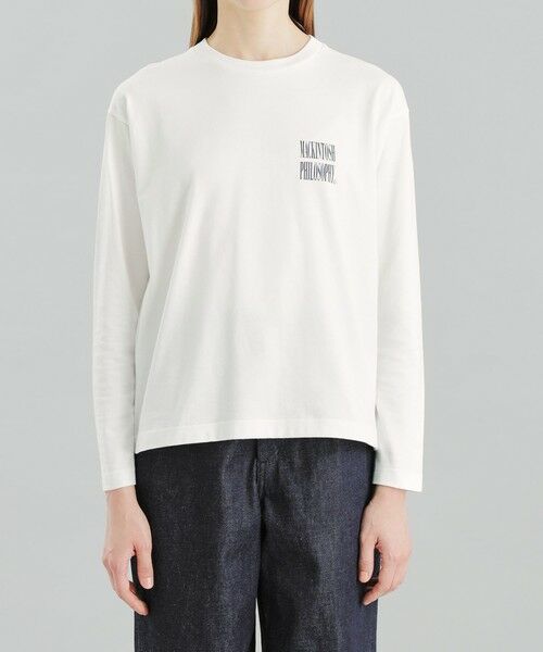 MACKINTOSH PHILOSOPHY / マッキントッシュ フィロソフィー カットソー | GREY LABEL シャープロゴロンT | 詳細12