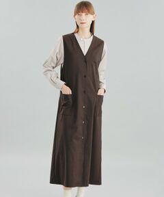 GREY LABEL ウールミックスジャンパードレス