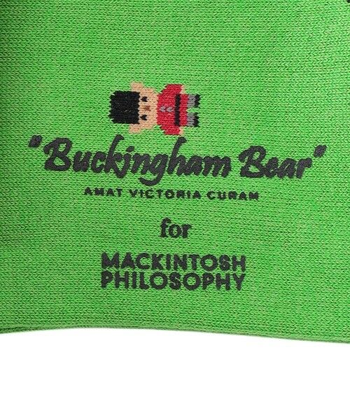 MACKINTOSH PHILOSOPHY / マッキントッシュ フィロソフィー その他インナー・ルームウェア | 【一部店舗限定】バッキンガムベア総柄ソックス | 詳細3