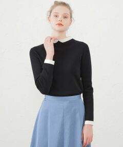 【2023年秋冬商品】Cleric Collar Knit ロングスリーブ