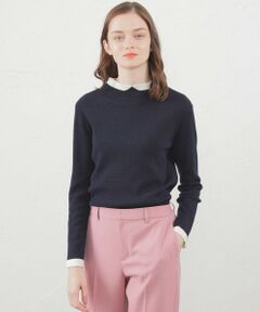 【2023年秋冬商品】Cleric Collar Knit グリッターロングスリーブ