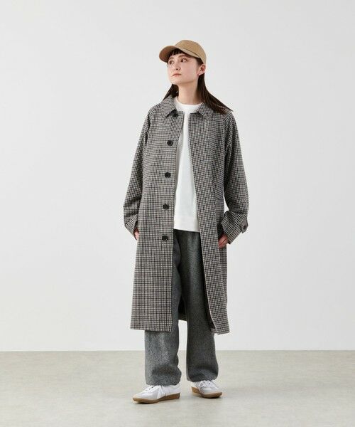 GREY LABEL ウールベルテッドコート