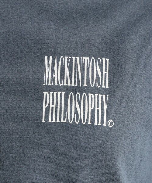 MACKINTOSH PHILOSOPHY / マッキントッシュ フィロソフィー カットソー | GREY LABEL シャープロゴロンT | 詳細8