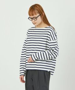 GREY LABEL バスクボーダーカットソー