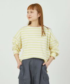 GREY LABEL バスクボーダーカットソー