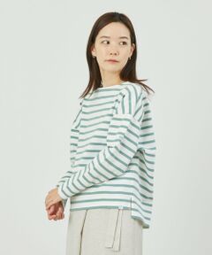 GREY LABEL バスクボーダーカットソー