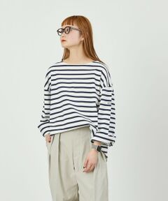 GREY LABEL ビッグバスクボーダーカットソー