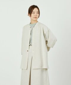 GREY LABEL リネンライクオックススタンドカラージャケット