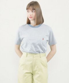 バッキンガムベア ボーダーポケットTシャツ