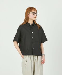 GREY LABEL  リネンミックスショートスリーブシャツ