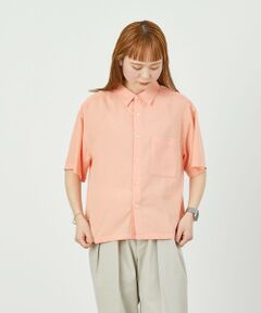 GREY LABEL  リネンミックスショートスリーブシャツ