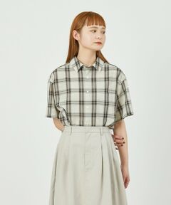 GREY LABEL チェック半袖シャツ