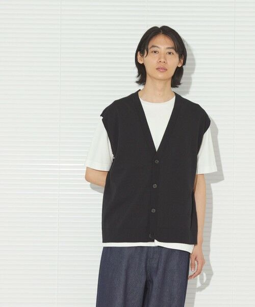 MACKINTOSH PHILOSOPHY / マッキントッシュ フィロソフィー ニット・セーター | GREY LABEL リネンミックスニットベスト | 詳細1