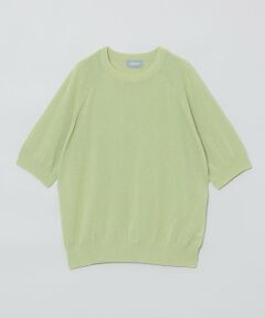 GREY LABEL リネンミックスシアーニット