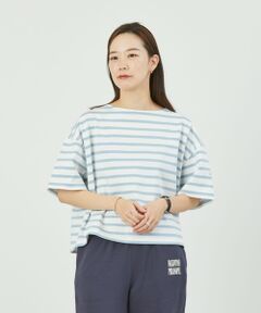 GREY LABEL 半袖バスクボーダーカットソー