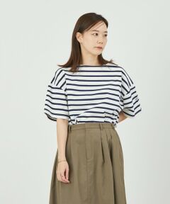 GREY LABEL 半袖バスクボーダーカットソー