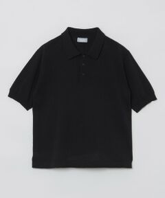 GREY LABEL リネンミックスニットポロ