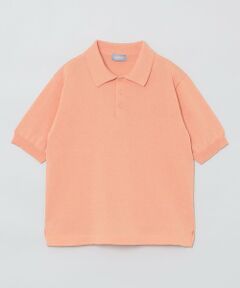 GREY LABEL リネンミックスニットポロ