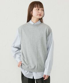 GREY LABEL ウールコットンニットベスト