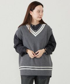 GREY LABEL チルデンニットベスト