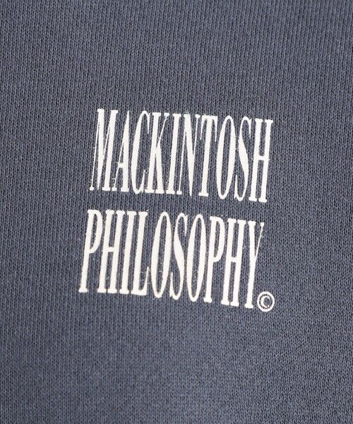 MACKINTOSH PHILOSOPHY / マッキントッシュ フィロソフィー カットソー | GREY LABEL SHARP LOGO スウェットプルオーバー | 詳細6