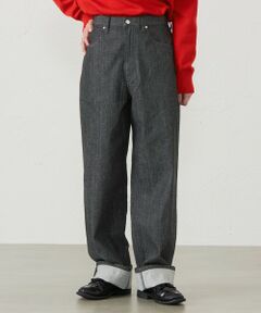 GREY LABEL シンチバックワイドデニム