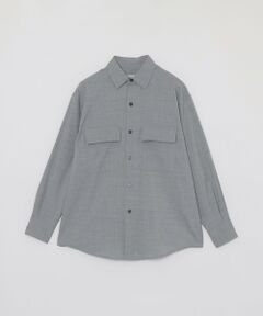 GREY LABEL ウールミックスオフィサーシャツ