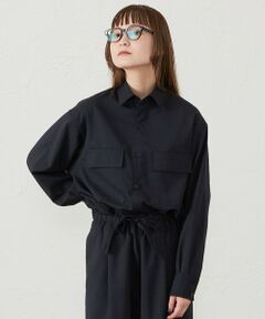 GREY LABEL ウールミックスオフィサーシャツ