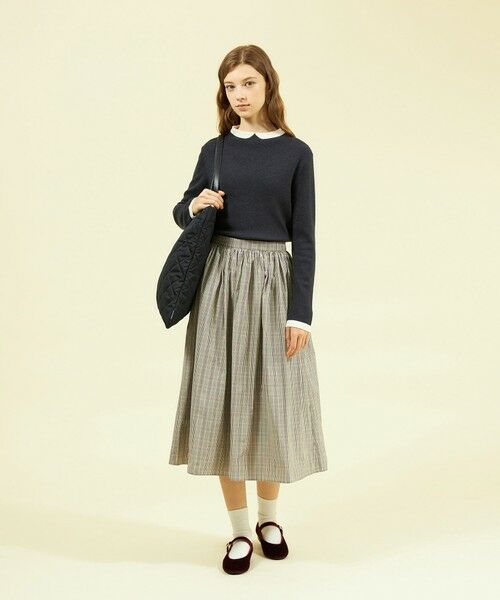 MACKINTOSH PHILOSOPHY / マッキントッシュ フィロソフィー ニット・セーター | Cleric Collar Knit ロングスリーブ | 詳細1