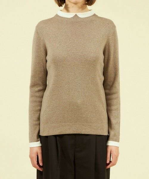 MACKINTOSH PHILOSOPHY / マッキントッシュ フィロソフィー ニット・セーター | Cleric Collar Knit グリッターロングスリーブ | 詳細4