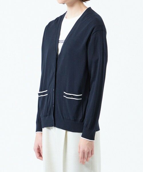 MACKINTOSH PHILOSOPHY / マッキントッシュ フィロソフィー ニット・セーター | トリミングカラーVネックカーディガン | 詳細7