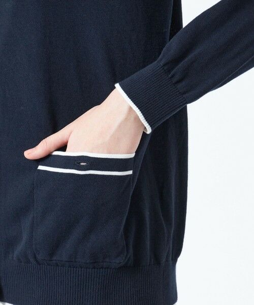 MACKINTOSH PHILOSOPHY / マッキントッシュ フィロソフィー ニット・セーター | トリミングカラーVネックカーディガン | 詳細9