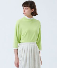 MACKINTOSH PHILOSOPHY / マッキントッシュ フィロソフィー ニット・セーター | Cleric Collar Knit ワイドフィット(七分袖)