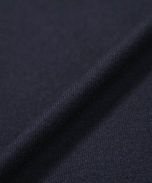 タグ付き新品マッキントッシュフィロソフィー Cleric CollarKnit紺 Cleric Collar Knitロングスリーブ(トップス)｜MACKINTOSH