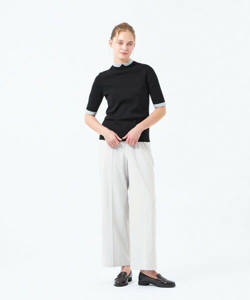 MACKINTOSH PHILOSOPHY / マッキントッシュ フィロソフィー ニット・セーター | 【2025年春夏モデル】Cleric Collar Knit ハーフスリーブ | 詳細2