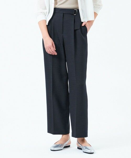 MACKINTOSH PHILOSOPHY/マッキントッシュ フィロソフィー ドライタッチベルテッドパンツ ネイビー3 38 MACKINTOSH PHILOSOPHY/マッキントッシュ フィロソフィー ドライタッチベルテッドパンツ ネイビー3 38