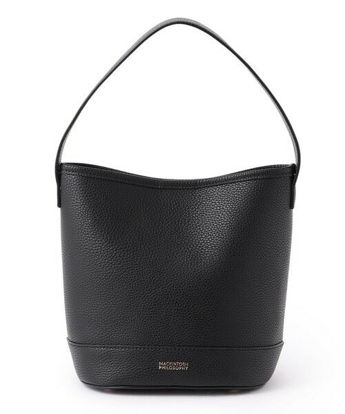 MACKINTOSH PHILOSOPHY/マッキントッシュ フィロソフィー 【LEE5月号/蛯原友里さん着用】ワンハンドルミニバッグ ブラック1 X MACKINTOSH PHILOSOPHY/マッキントッシュ フィロソフィー 【LEE5月号/蛯原友里さん着用】ワンハンドルミニバッグ ブラック1 X