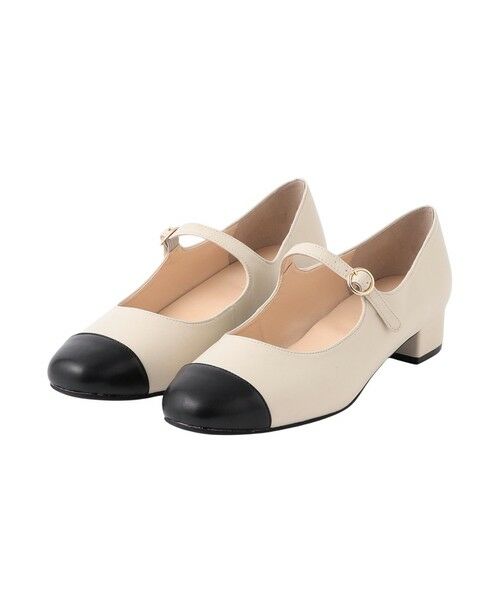 MACKINTOSH PHILOSOPHY/マッキントッシュ フィロソフィー 【LEE5月号/蛯原友里さん着用】ラウンドトゥストラップパンプス オフホワイト2 M MACKINTOSH PHILOSOPHY/マッキントッシュ フィロソフィー 【LEE5月号/蛯原友里さん着用】ラウンドトゥストラップパンプス オフホワイト2 M