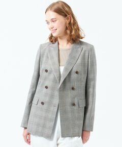 MACKINTOSH PHILOSOPHY / マッキントッシュ フィロソフィー ノーカラージャケット | 【Retford(レットフォード)】グレンチェックブレザー