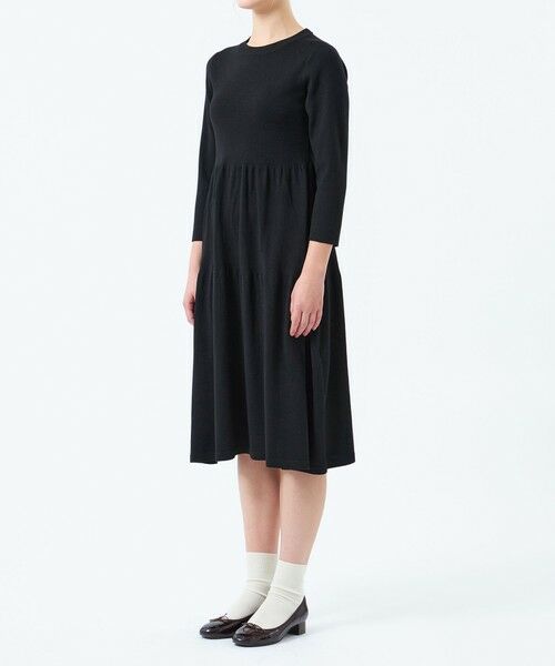 MACKINTOSH PHILOSOPHY / マッキントッシュ フィロソフィー ロング・マキシ丈ワンピース | ティアードニットワンピース | 詳細4