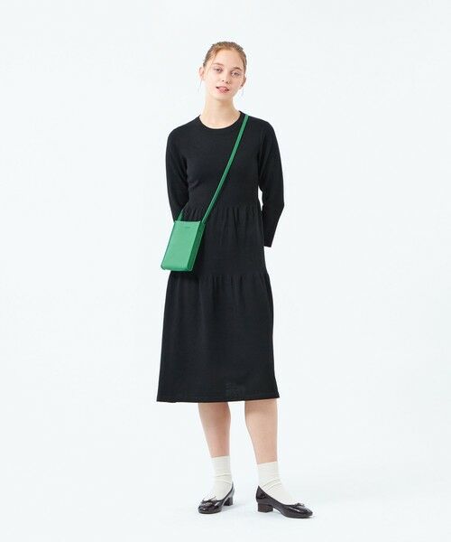 MACKINTOSH PHILOSOPHY / マッキントッシュ フィロソフィー ロング・マキシ丈ワンピース | ティアードニットワンピース | 詳細1