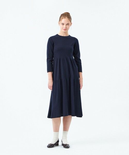 MACKINTOSH PHILOSOPHY / マッキントッシュ フィロソフィー ロング・マキシ丈ワンピース | ティアードニットワンピース | 詳細2