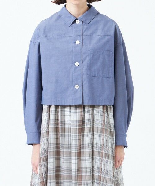 MACKINTOSH PHILOSOPHY / マッキントッシュ フィロソフィー シャツ・ブラウス | クロップドシャツブルゾン | 詳細3